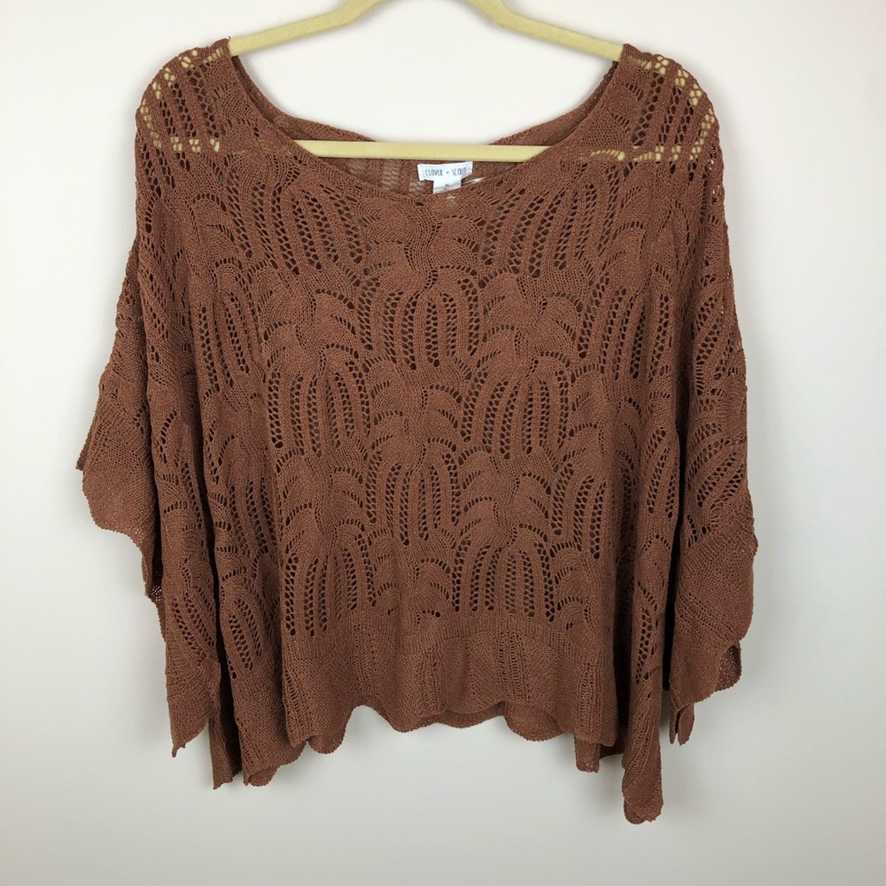 Clover + Scout - Crochet Poncho Style Sweater